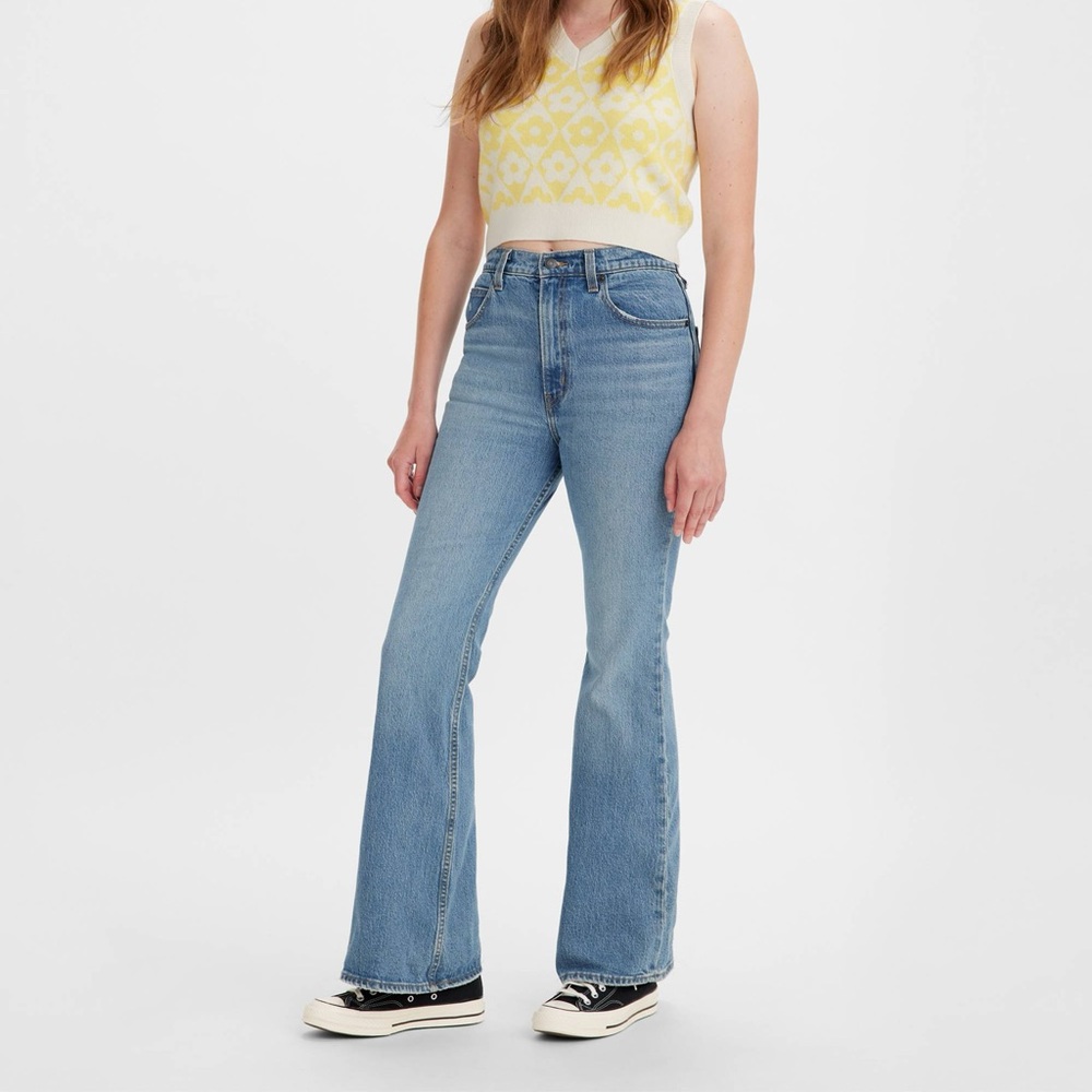 Levi's High Rise 70's Flare Jeans Size 29